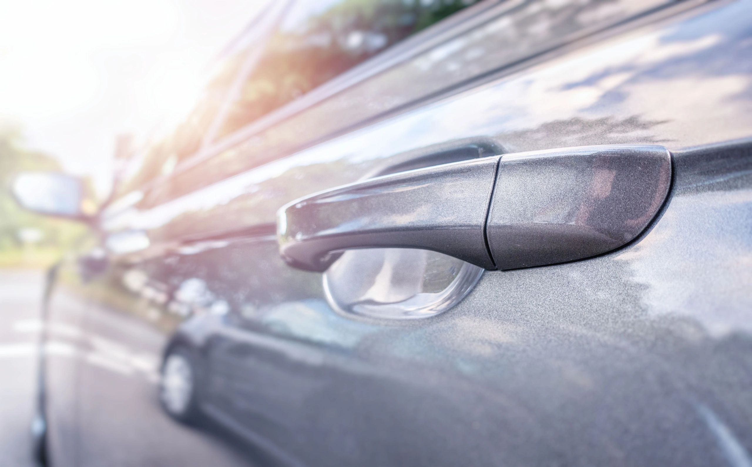 Car door and window detail